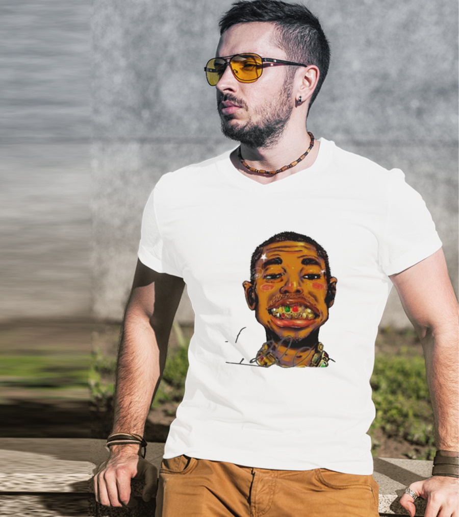 Vameee1 It’s The Way You Wear It Bold Cartoon Face T-Shirt