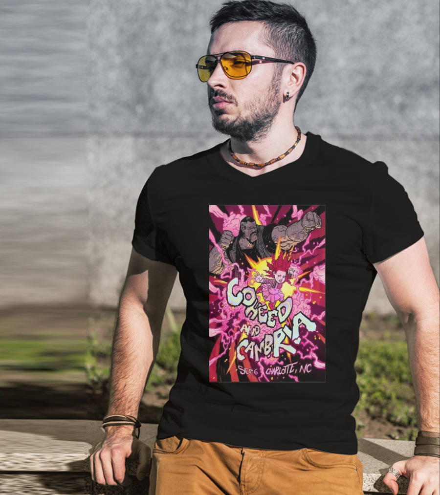 Coheed And Cambria Sep 6 Charlotte NC Comic T-Shirt