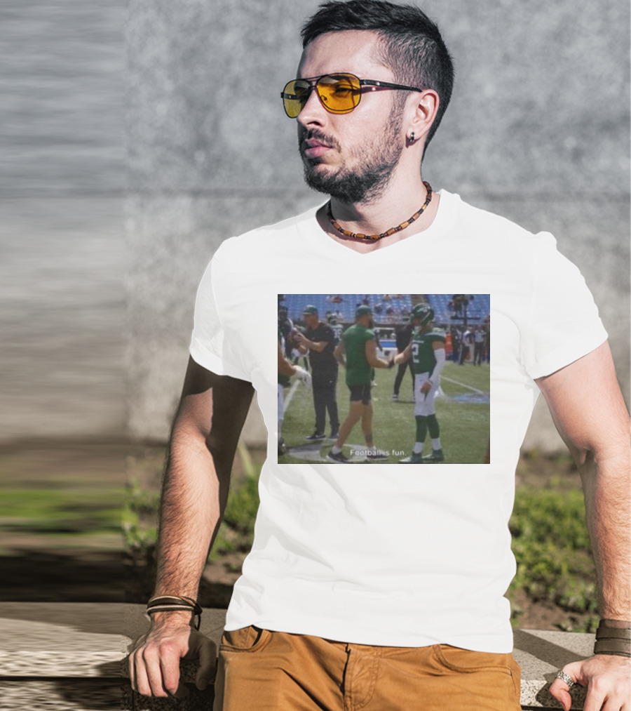 Zach Wilson Football Is Fun Football Is Fun T-Shirt