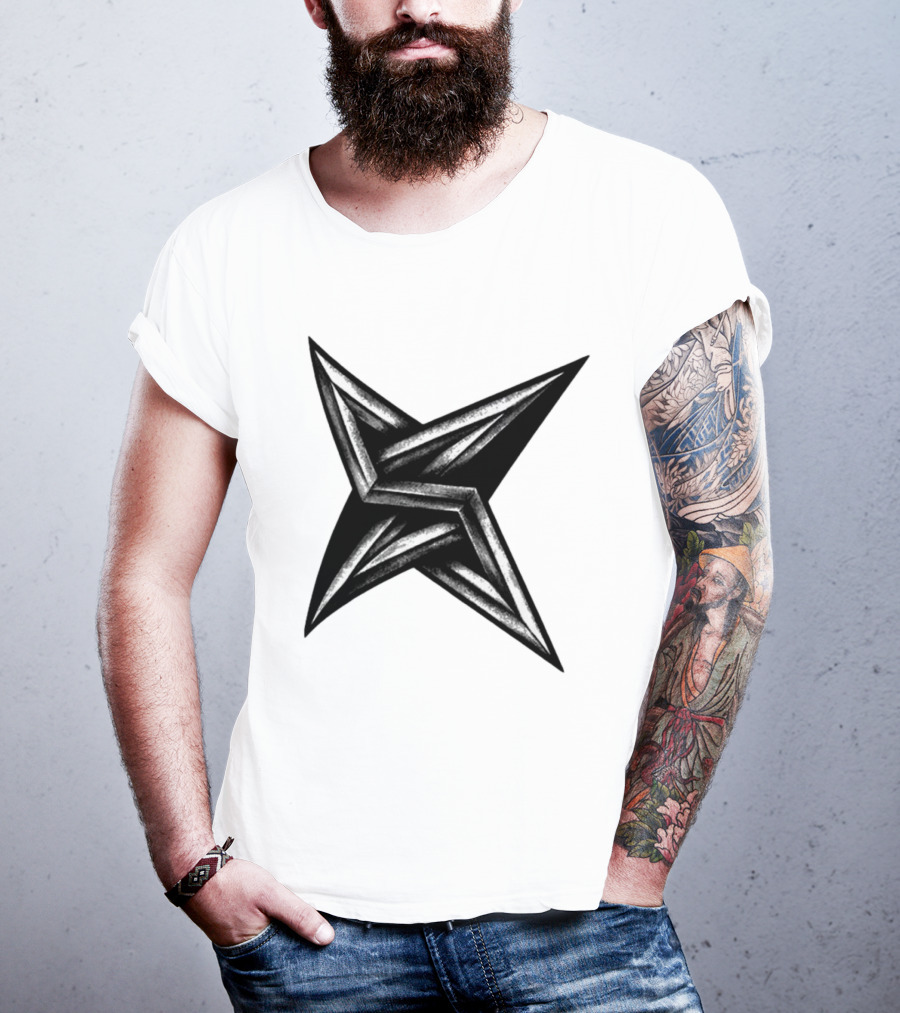 Shinsuke Nakamura Ninja Shuriken Star T-Shirt