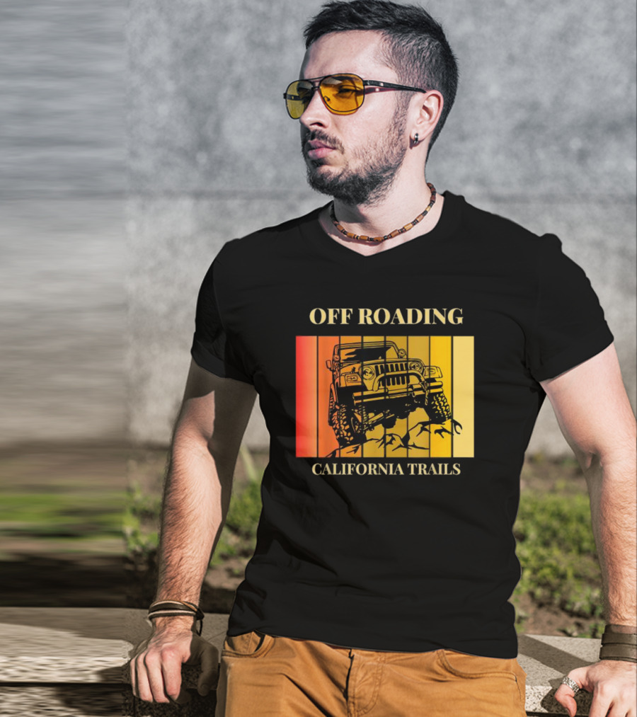 Off Roading California Trails Jeep Adventure T-Shirt