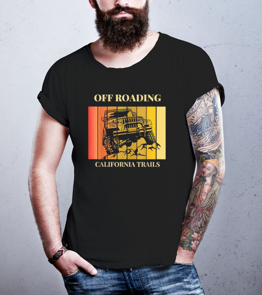 Off Roading California Trails Jeep Adventure T-Shirt