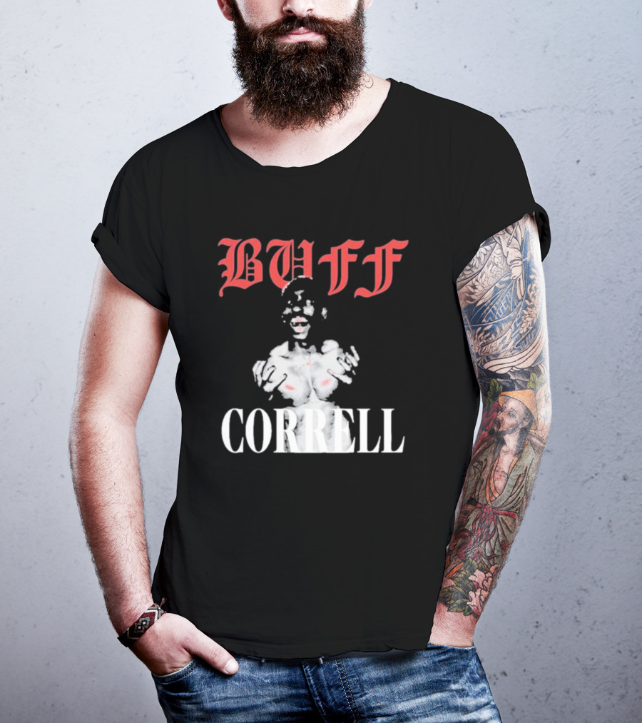 BUFF CORRELL Screaming Buff Correll Iconic Visual T-Shirt