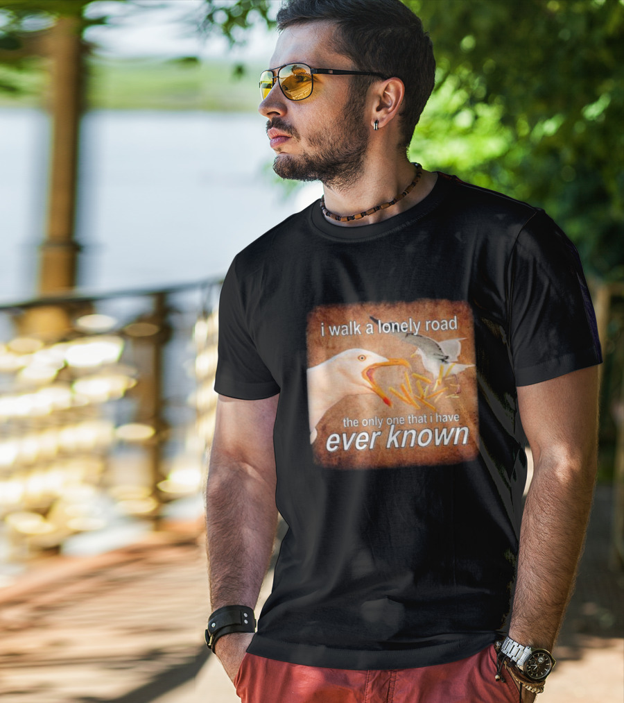 The Only Road I Walk With Seagulls And Fries Ever Known T-Shirt