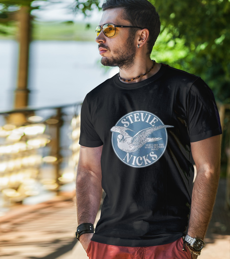 Stevie Nicks Just Like The White-Winged Dove Circular T-Shirt