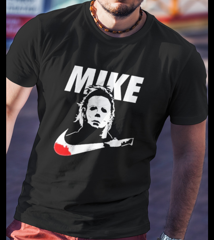 Mike Myers Parody Mask Knife Halloween T-Shirt