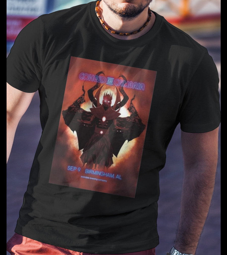 Coheed And Cambria Sep 9 Birmingham AL Avondale Brewing Company T-Shirt