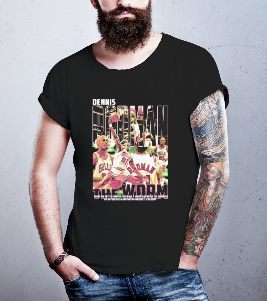 Dennis Rodman The Worm Bulls Vision To Success T-Shirt