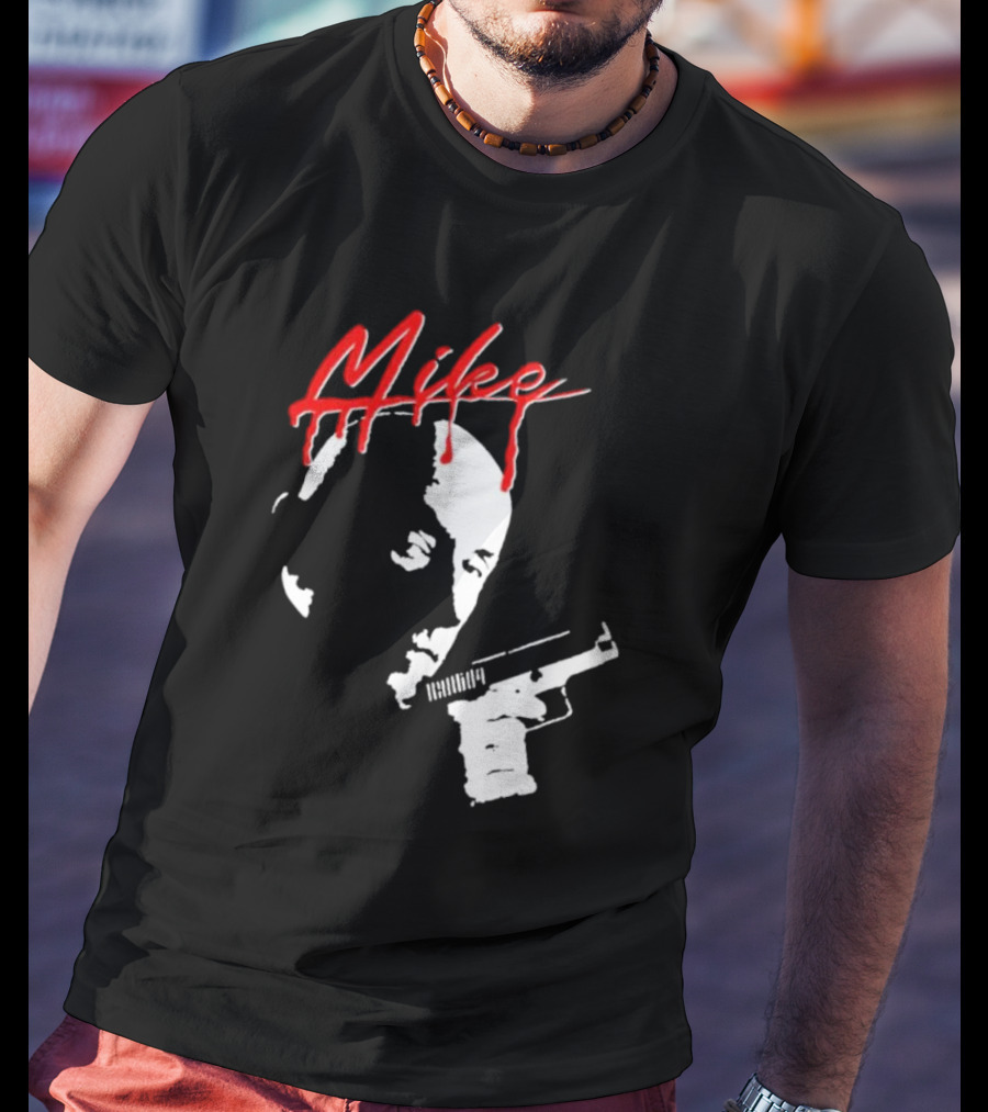 Mike Crime Noir Gunman T-Shirt