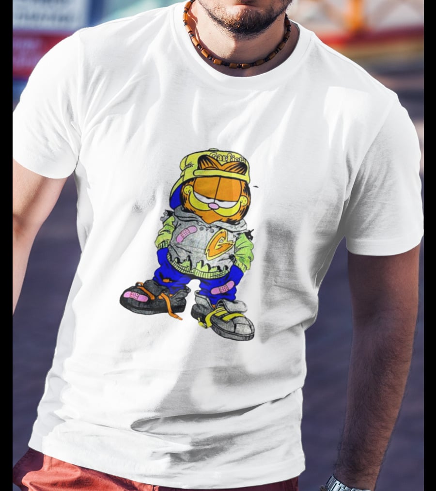 Garfield Hip Hop Street Style Hoodie Cap Sneakers T-Shirt