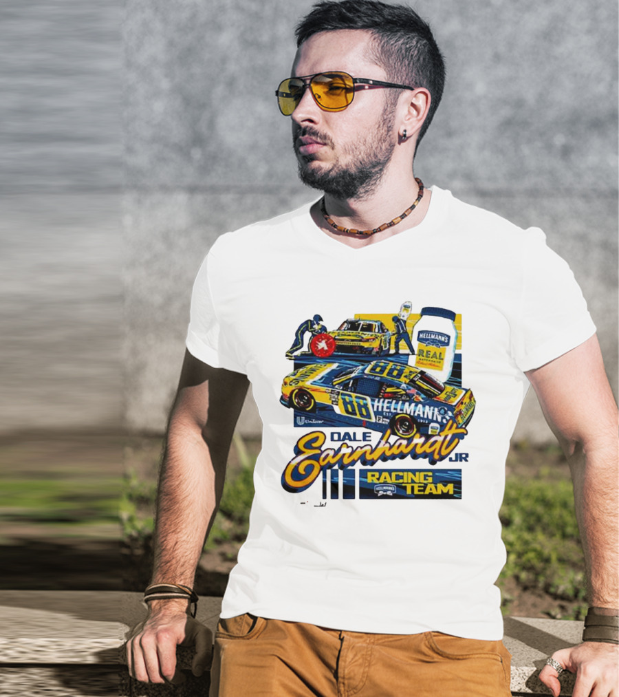 Dale Earnhardt Jr Racing Team Hellmann’s Real Cars 88 Racing Team T-Shirt