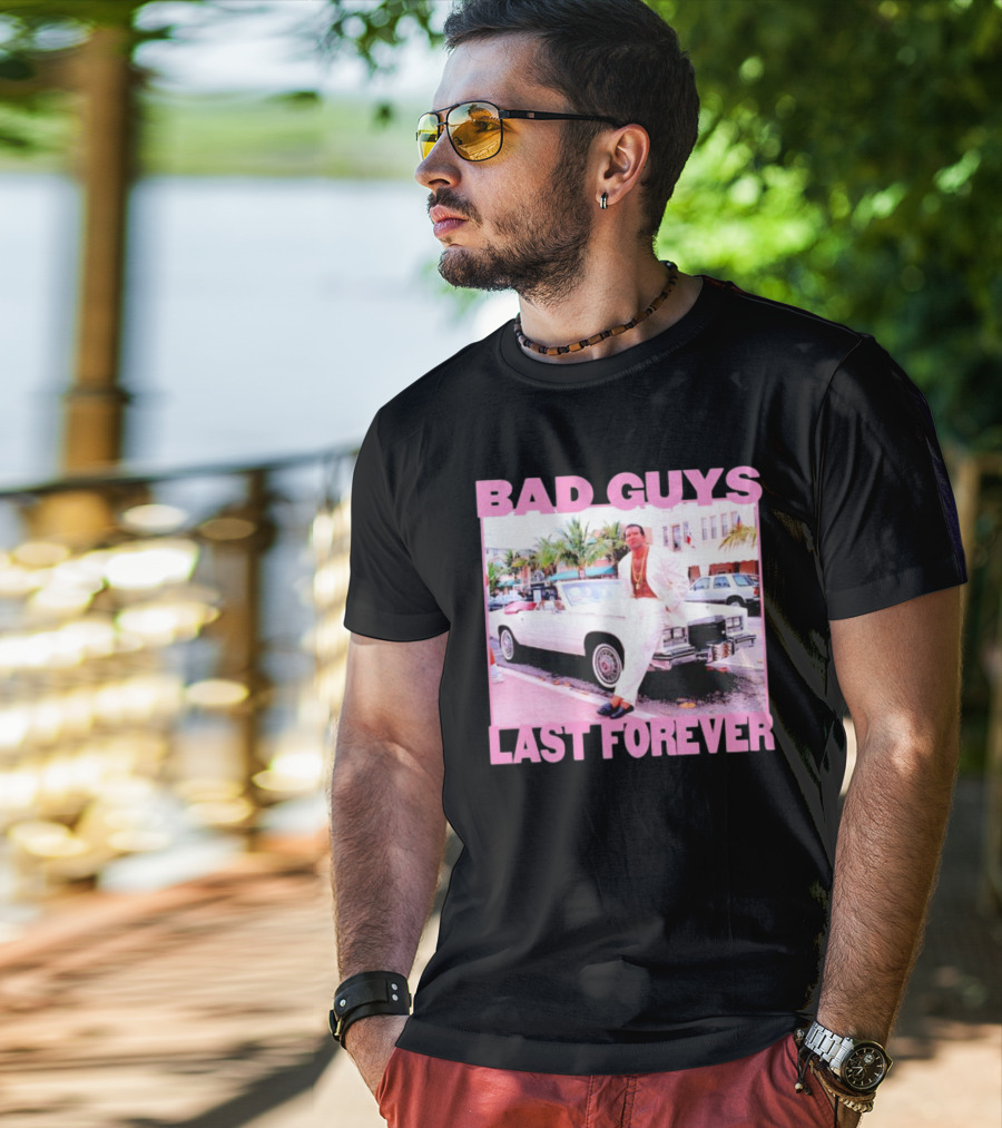 Scott Hall Bad Guys Last Forever Retro Miami Vibe T-Shirt