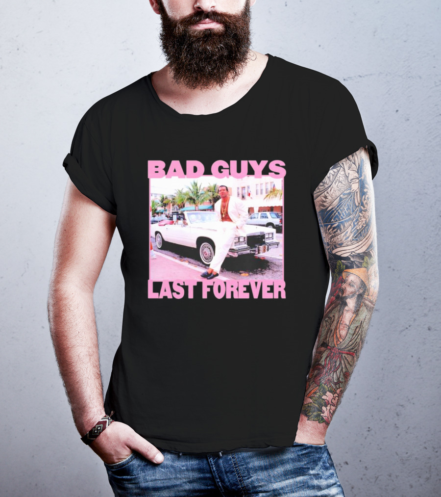 Scott Hall Bad Guys Last Forever Retro Miami Vibe T-Shirt