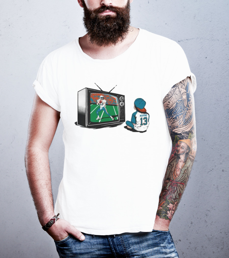 Youth Idols Watching Marino 13 Football Legend T-Shirt