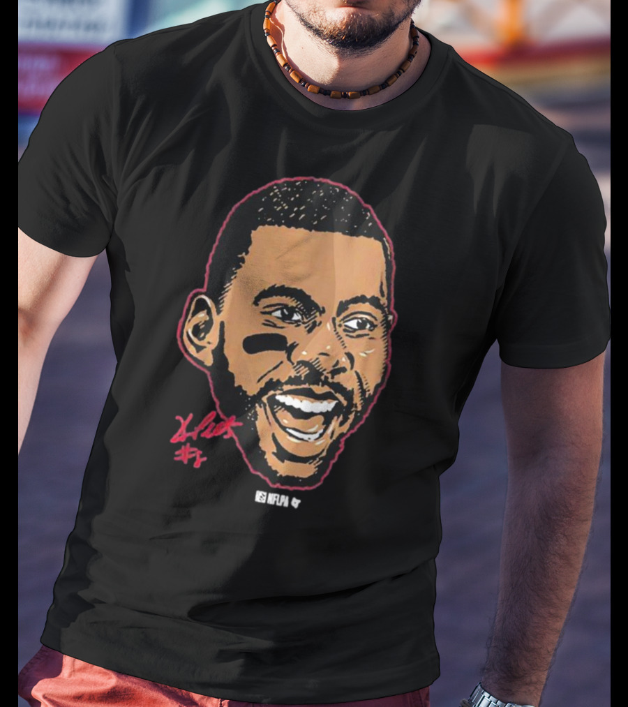 Kyle Pitts Swag Head NFLPA #8 T-Shirt