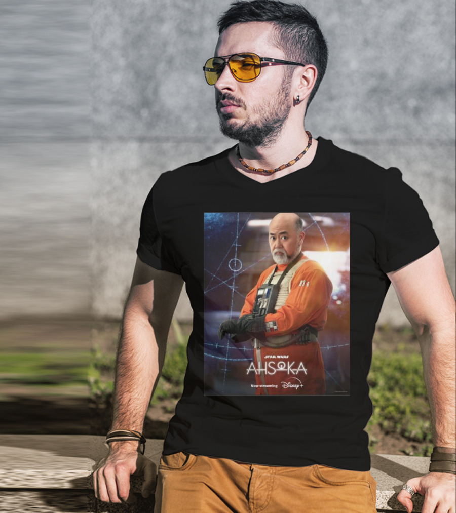 Ahsoka Carson Teva Character Star Wars Disney Plus Now Streaming T-Shirt