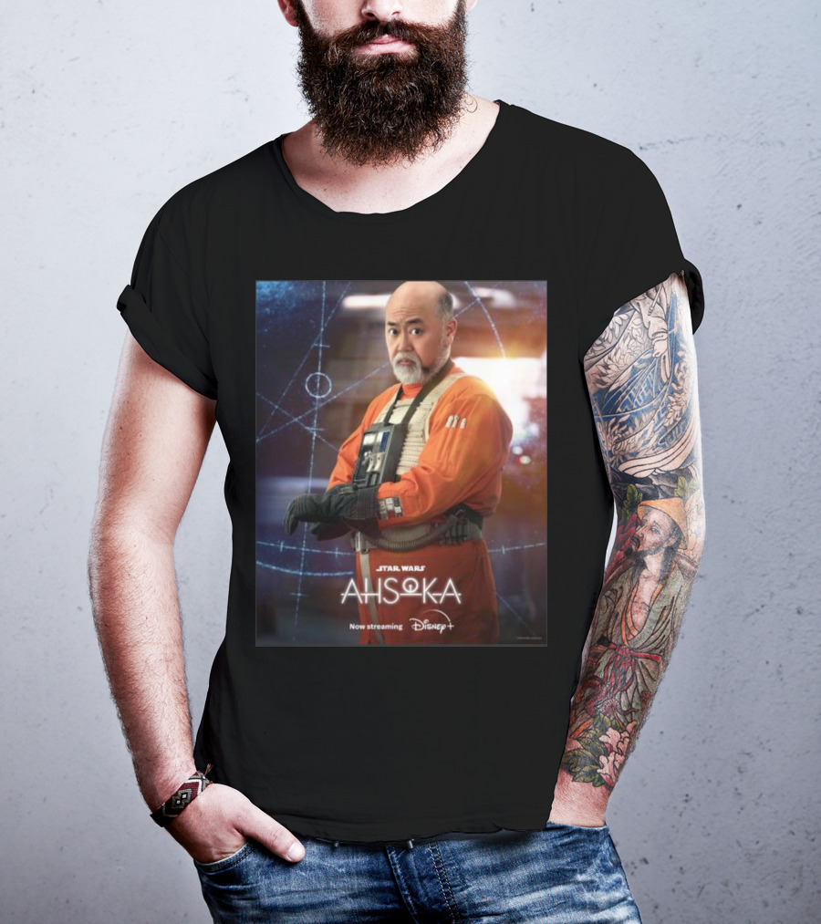 Ahsoka Carson Teva Character Star Wars Disney Plus Now Streaming T-Shirt