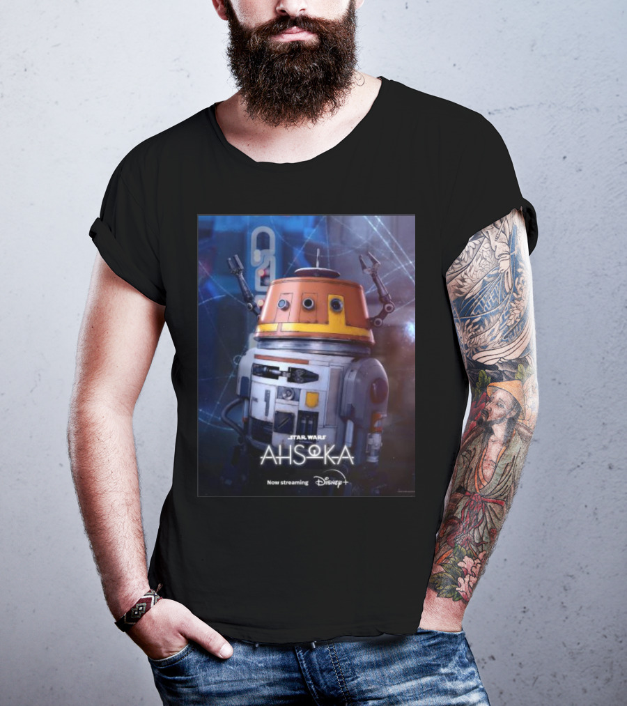 Star Wars Ahsoka Chopper Droid Character Now Streaming Disney+ T-Shirt