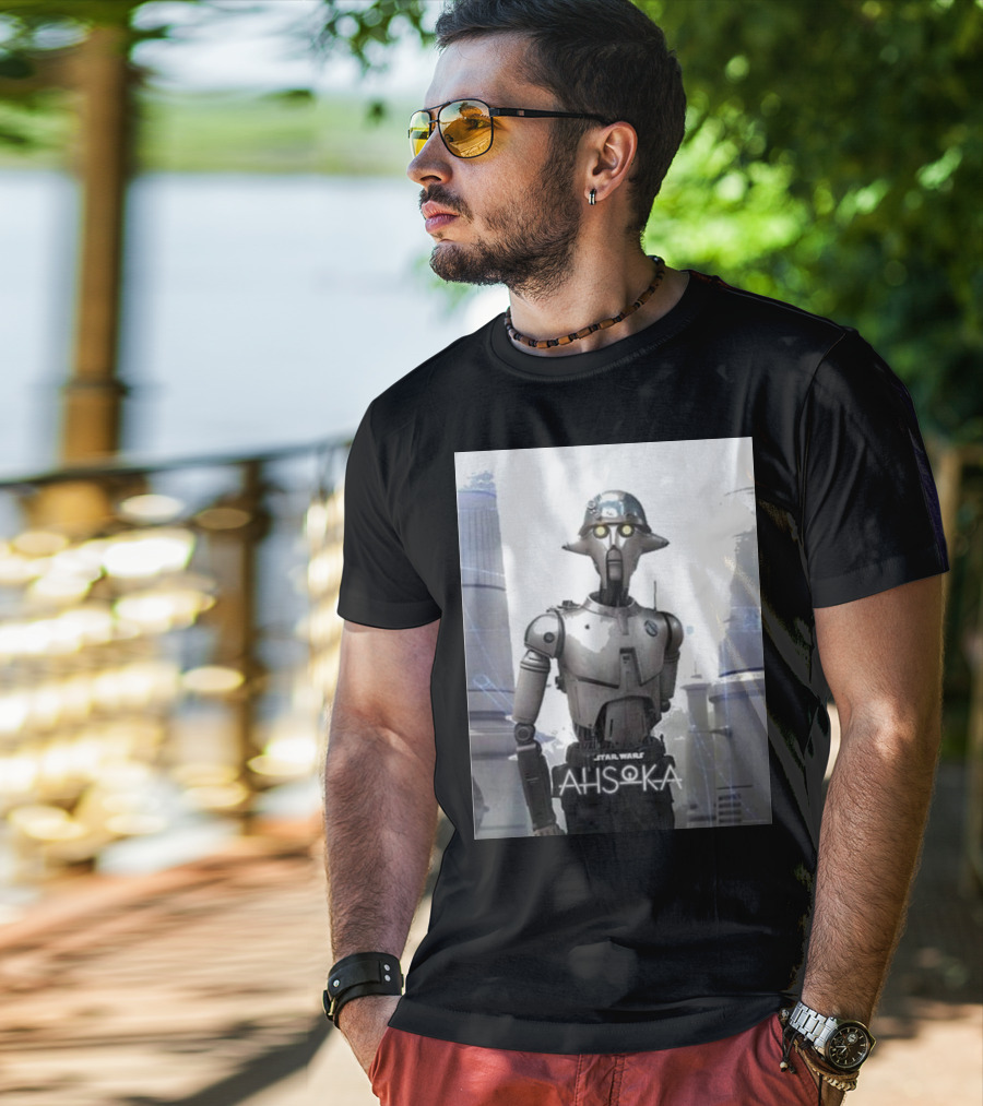 Star Wars Ahsoka Huyang Character Robot Droid T-Shirt