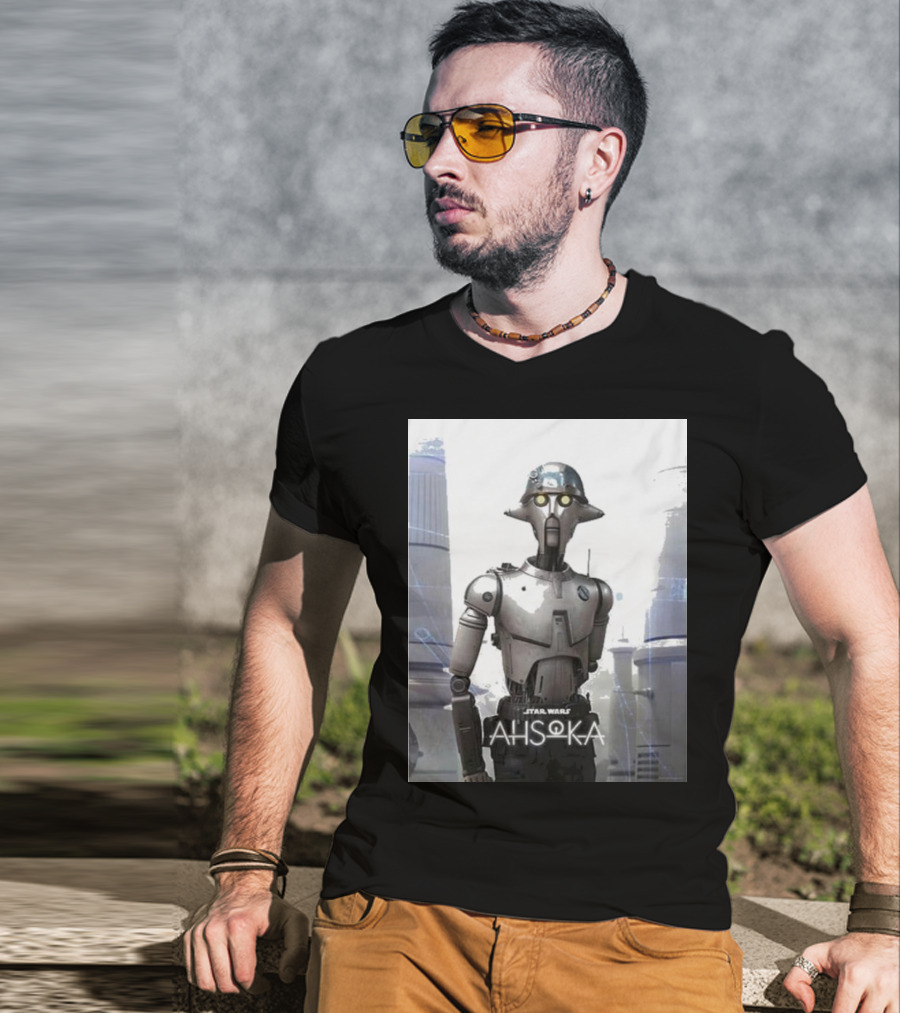 Star Wars Ahsoka Huyang Character Robot Droid T-Shirt