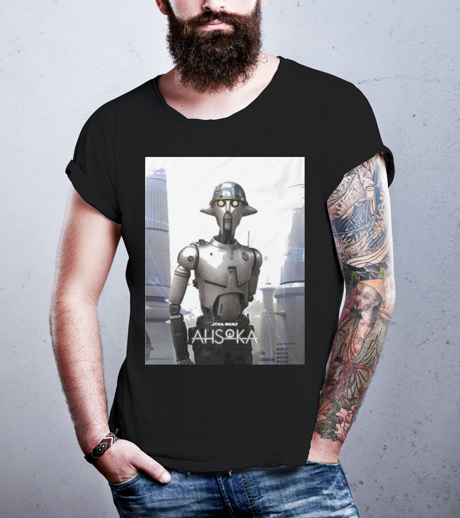 Star Wars Ahsoka Huyang Character Robot Droid T-Shirt