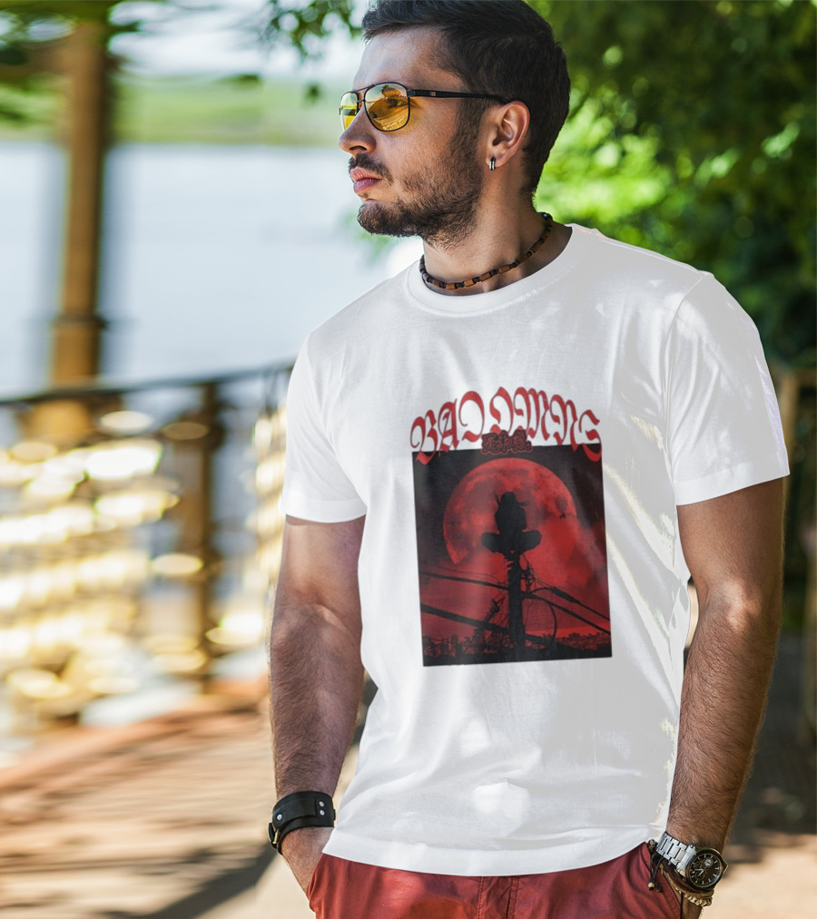 Bad Omens Red Moon Powerlines T-Shirt