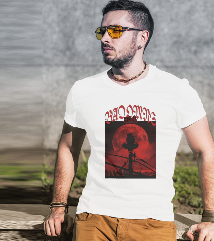 Bad Omens Red Moon Powerlines T-Shirt