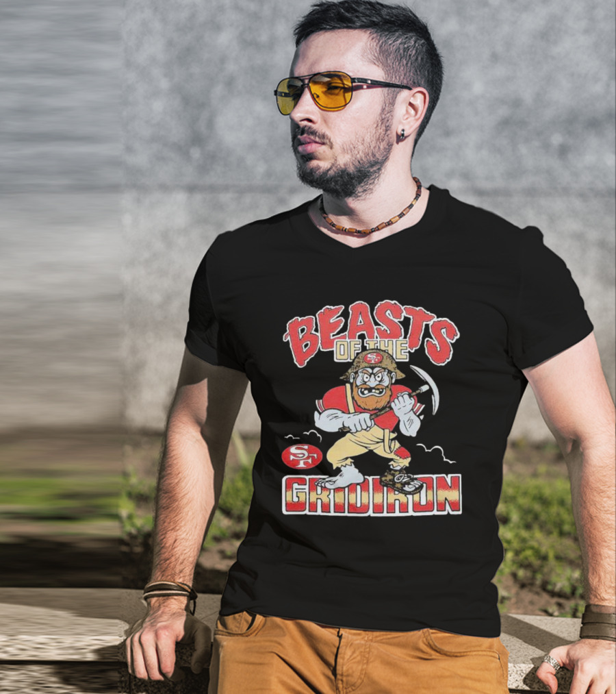 San Francisco 49ers Beasts Of The Gridiron SF Miner Character T-Shirt