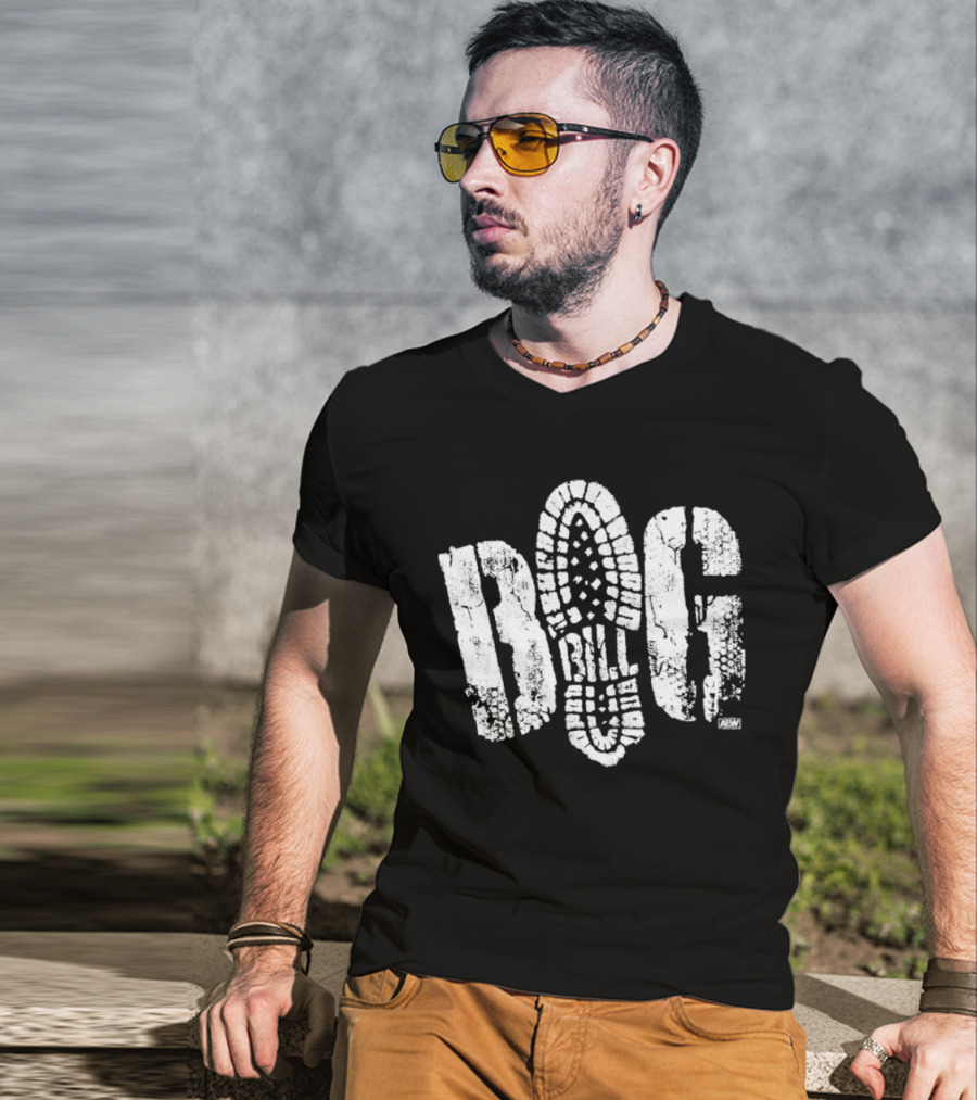 Big Bill AEW Boot Stomp Print T-Shirt