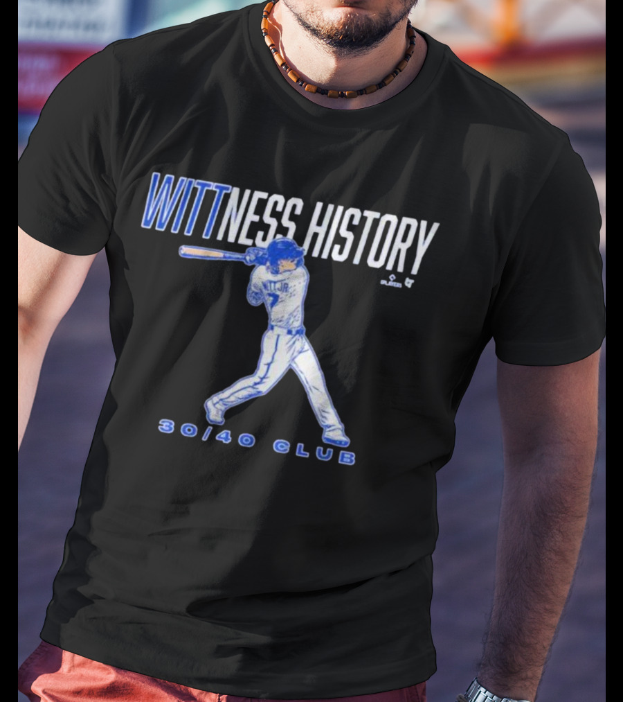 Wittness History Bobby Witt Jr 30/40 Club T-Shirt