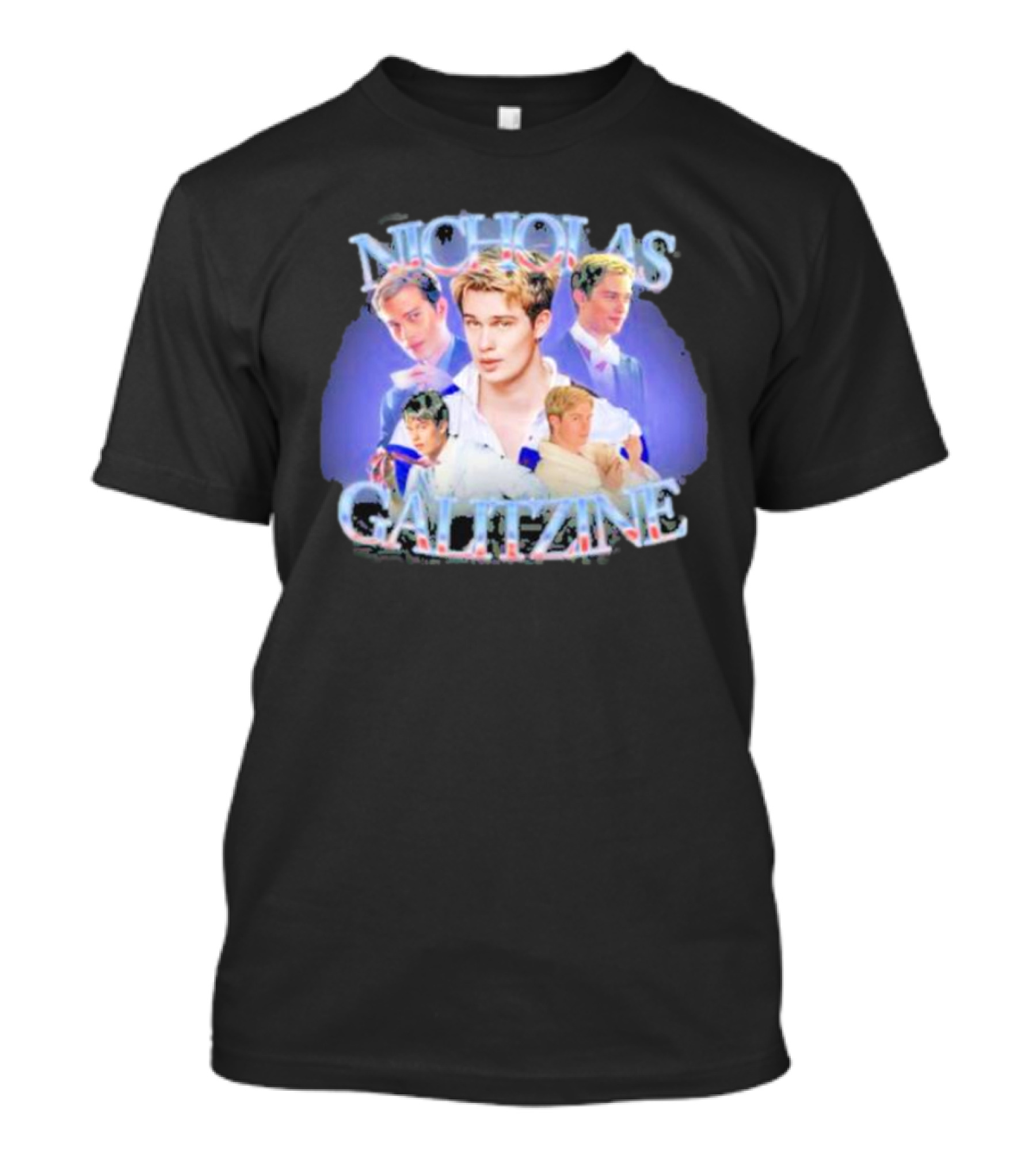 Nicholas Galitzine Collage With Various Poses And Expressions T-Shirt