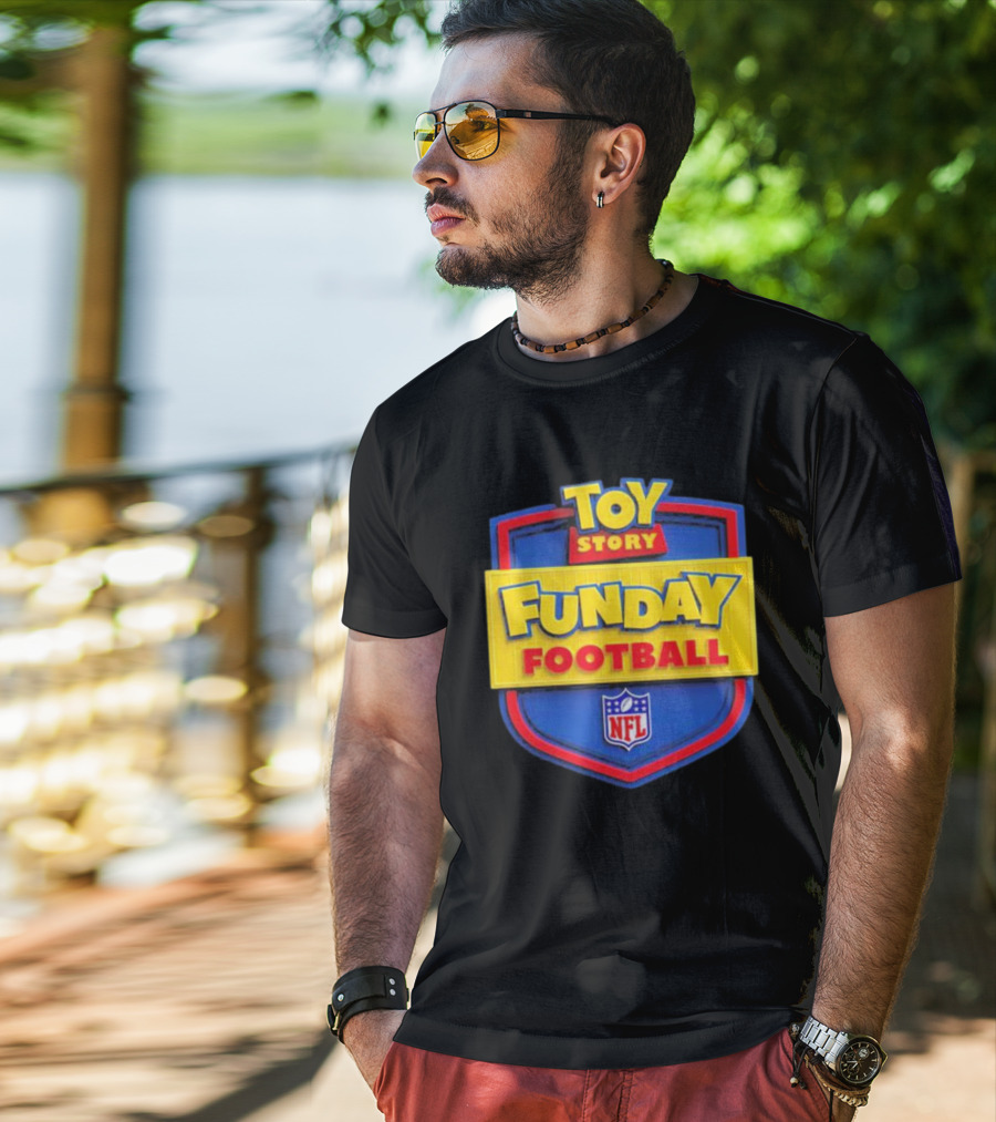 Toy Story Funday Football NFL Shield T-Shirt