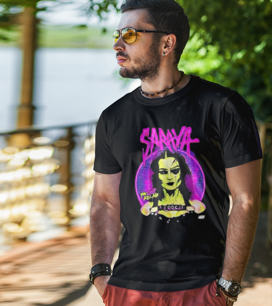 Saraya You Can't Kill Me Neon Halloween T-Shirt