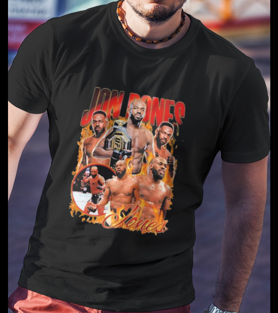 Jon Bones Jones UFC Champion Montage T-Shirt