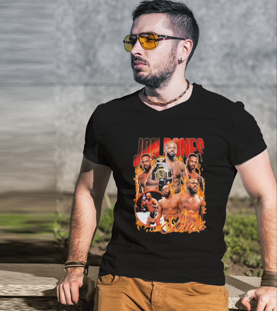 Jon Bones Jones UFC Champion Montage T-Shirt
