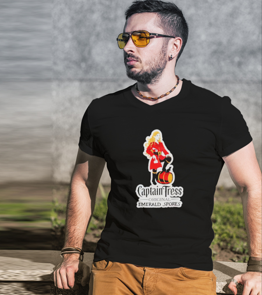 Captain Tress Original Emerald Spores T-Shirt