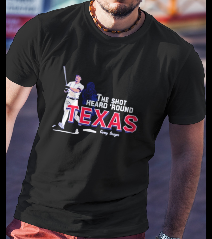 The Shot Heard 'Round Texas Corey Seager T-Shirt