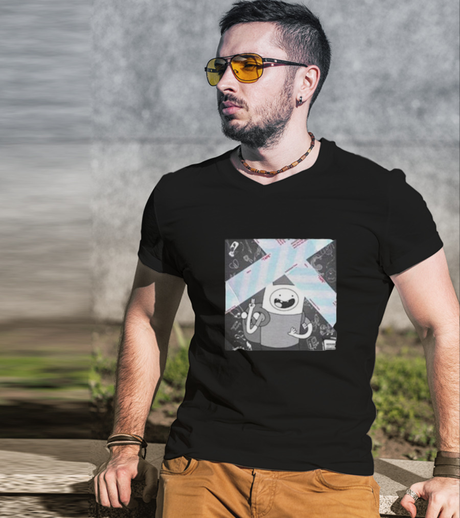 Flinn X Uzi Animated Character Crossover Mashup T-Shirt