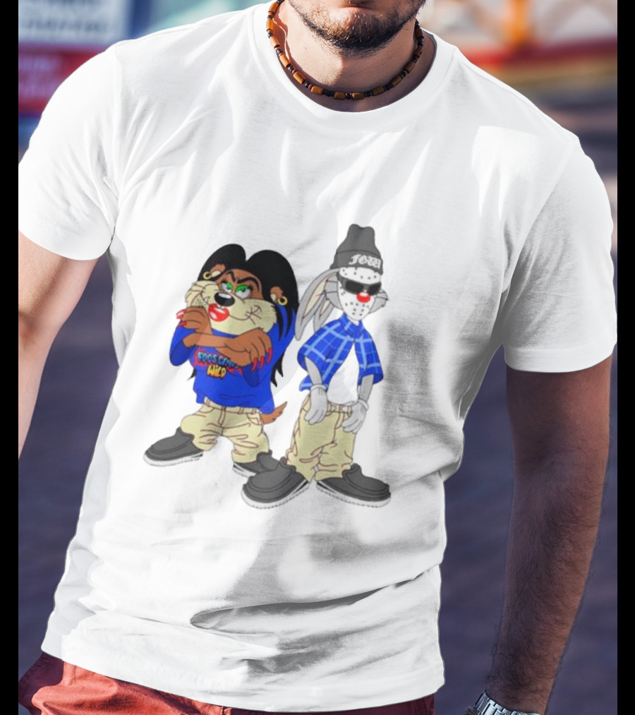 Foos Gone Wild Fooneytunez Cartoon Style Characters T-Shirt