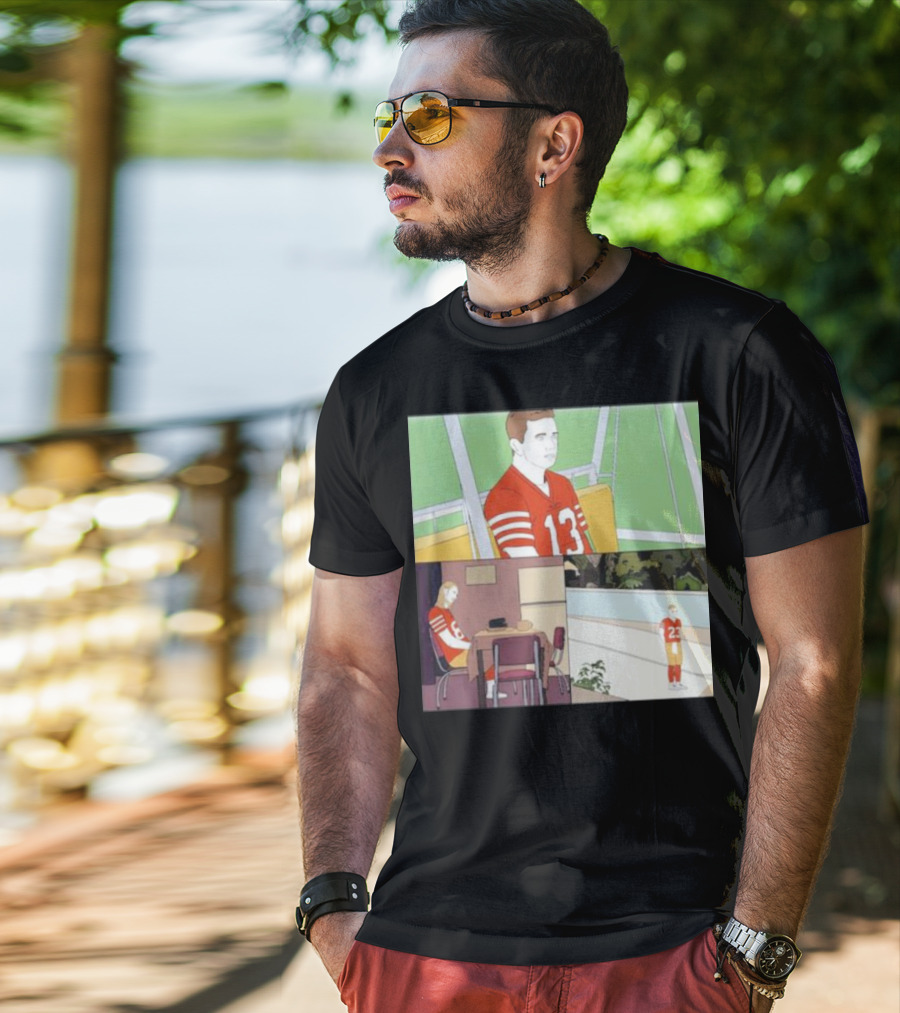 Bye Week Mood Football Reflection Trio T-Shirt