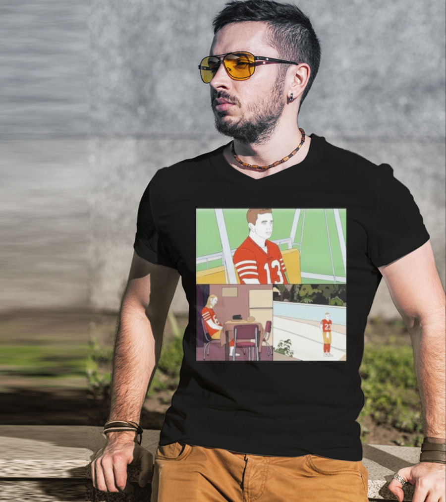 Bye Week Mood Football Reflection Trio T-Shirt