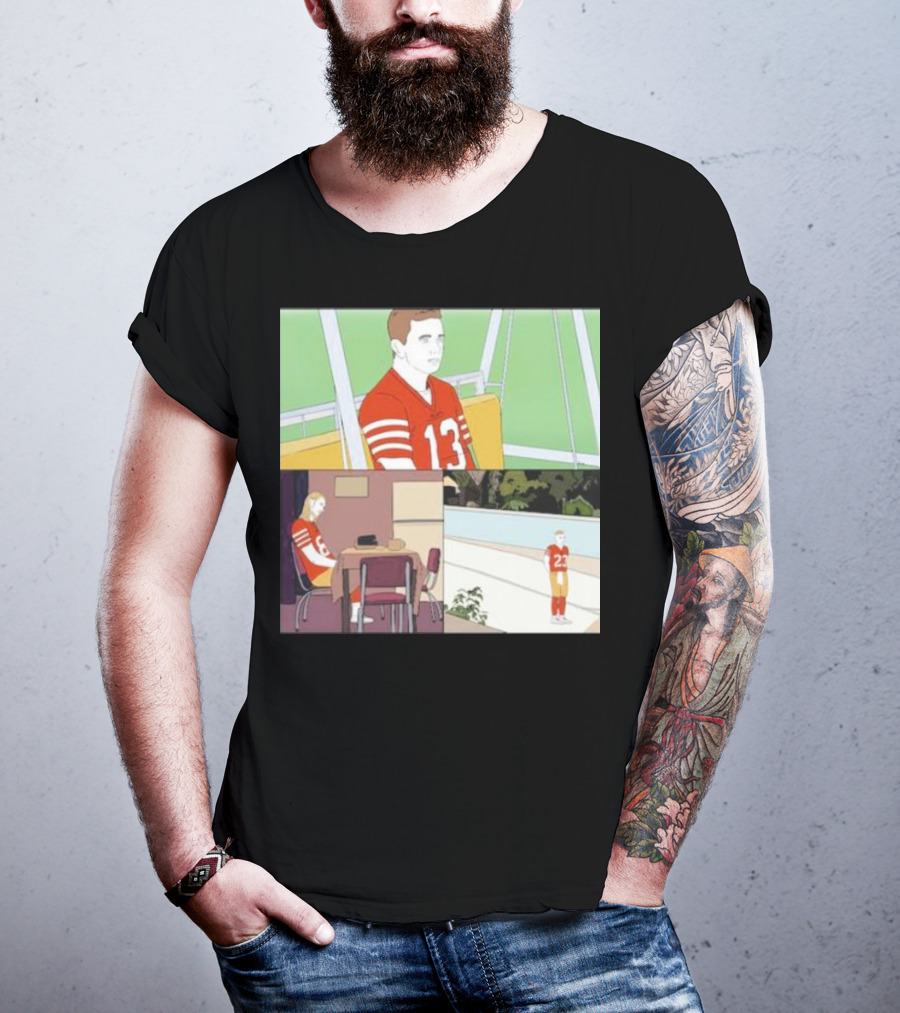 Bye Week Mood Football Reflection Trio T-Shirt