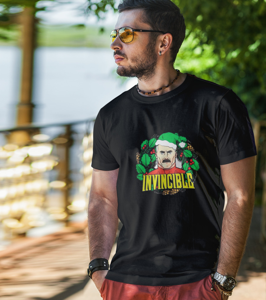 Invincible Omni-Man Christmas Holiday Festive Merry T-Shirt