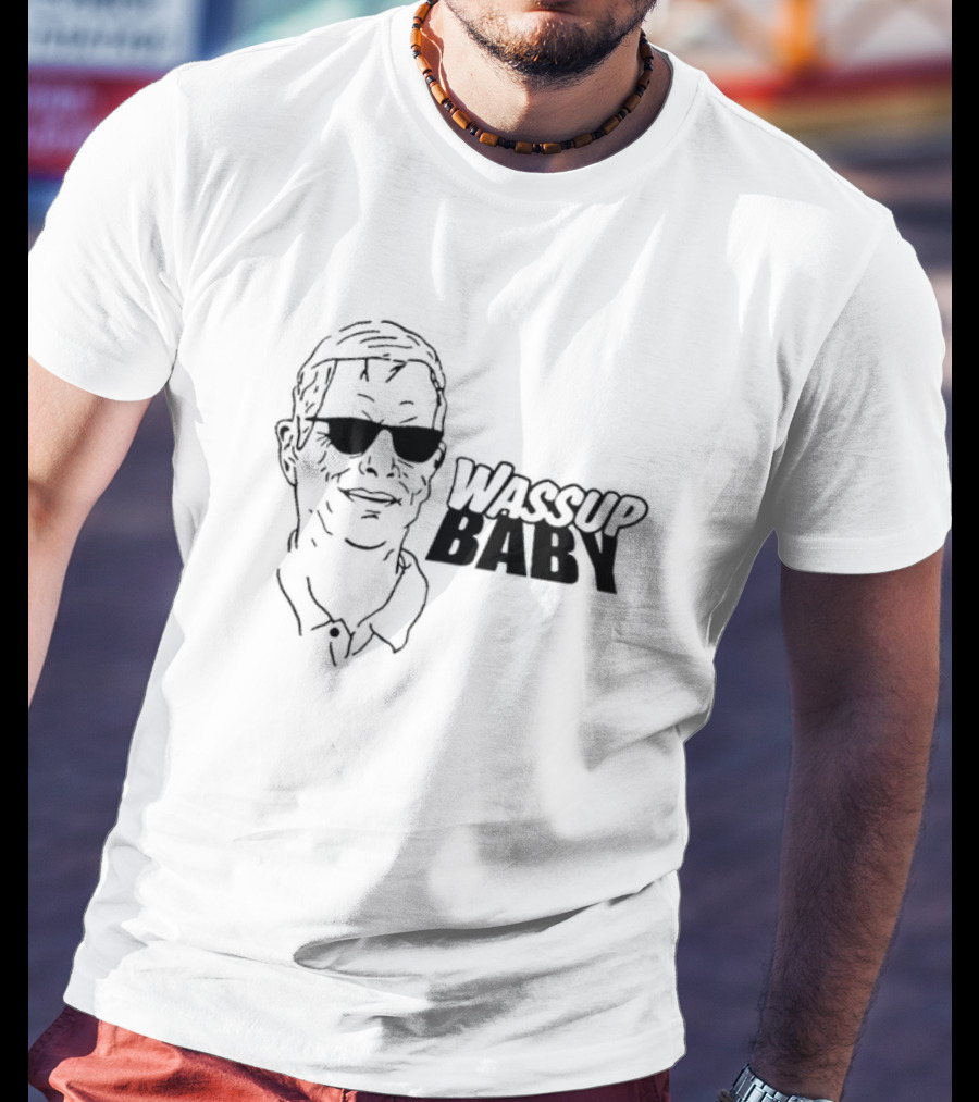 Wassup Baby Ron Rivera Sunglasses Sketch T-Shirt