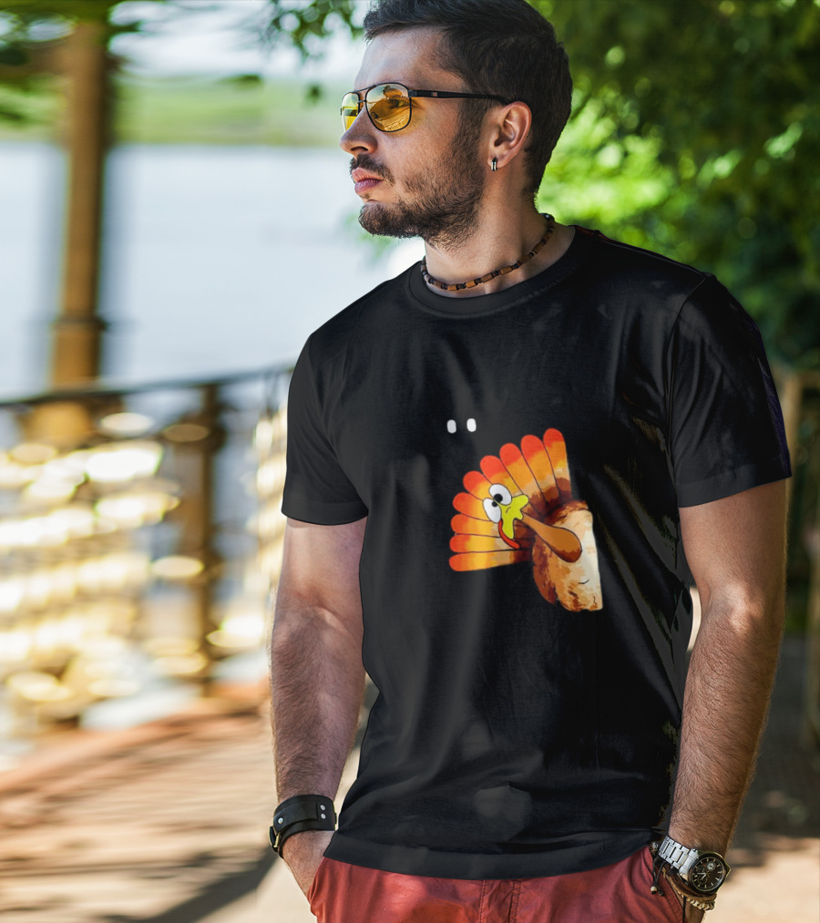 Moo Turkey Funny Thanksgiving T-Shirt