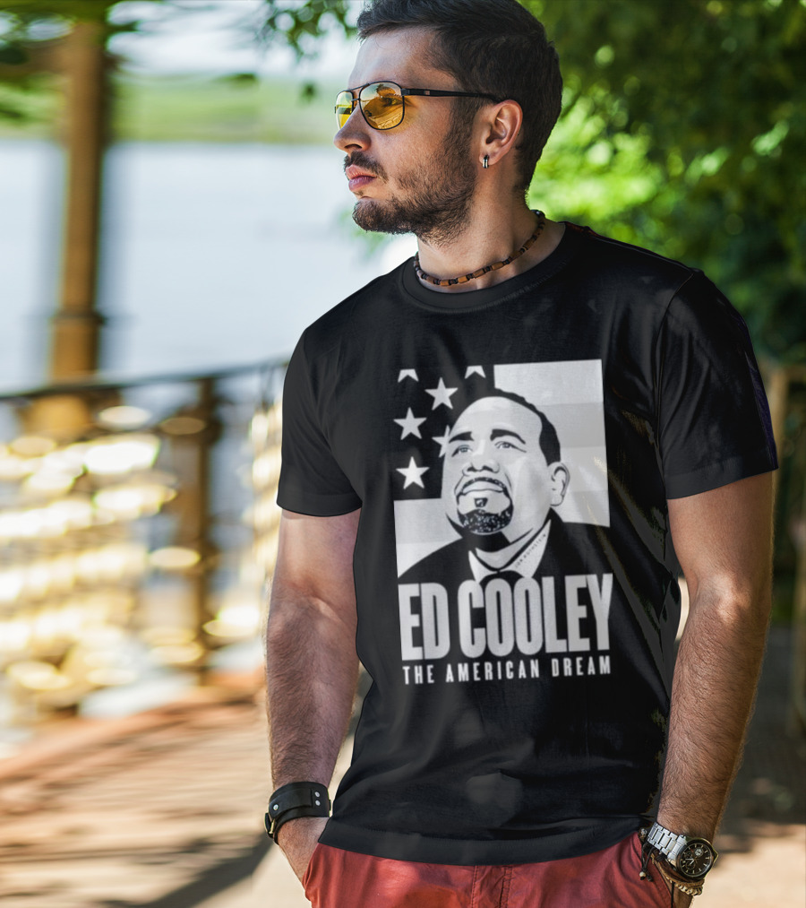 Ed Cooley The American Dream USA Flag T-Shirt