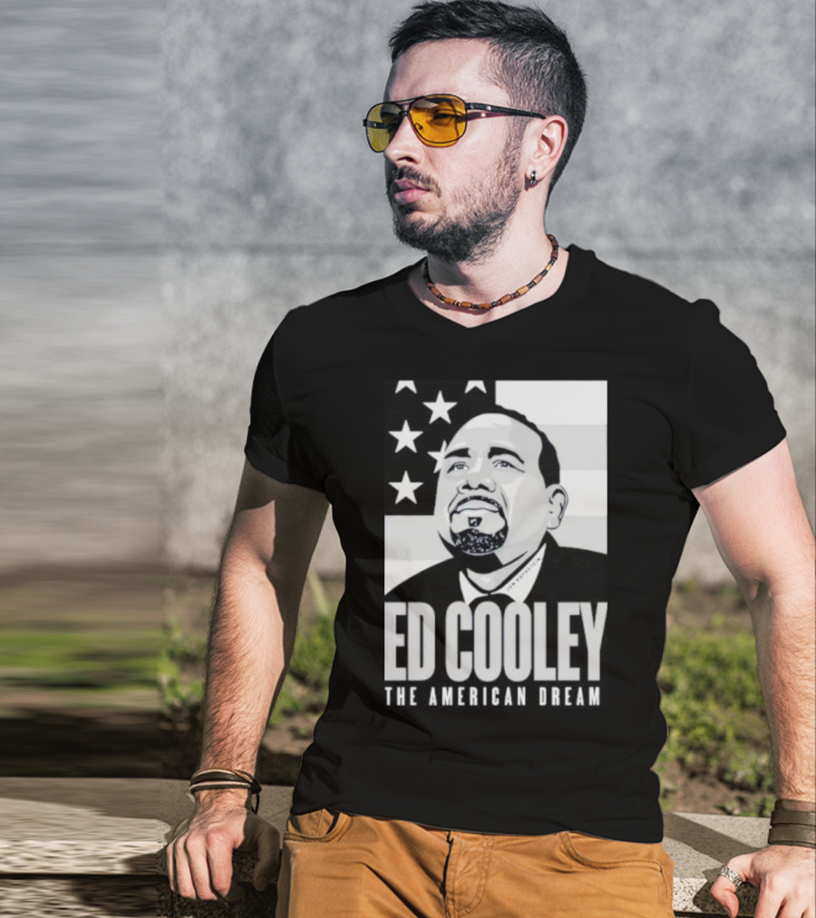 Ed Cooley The American Dream USA Flag T-Shirt