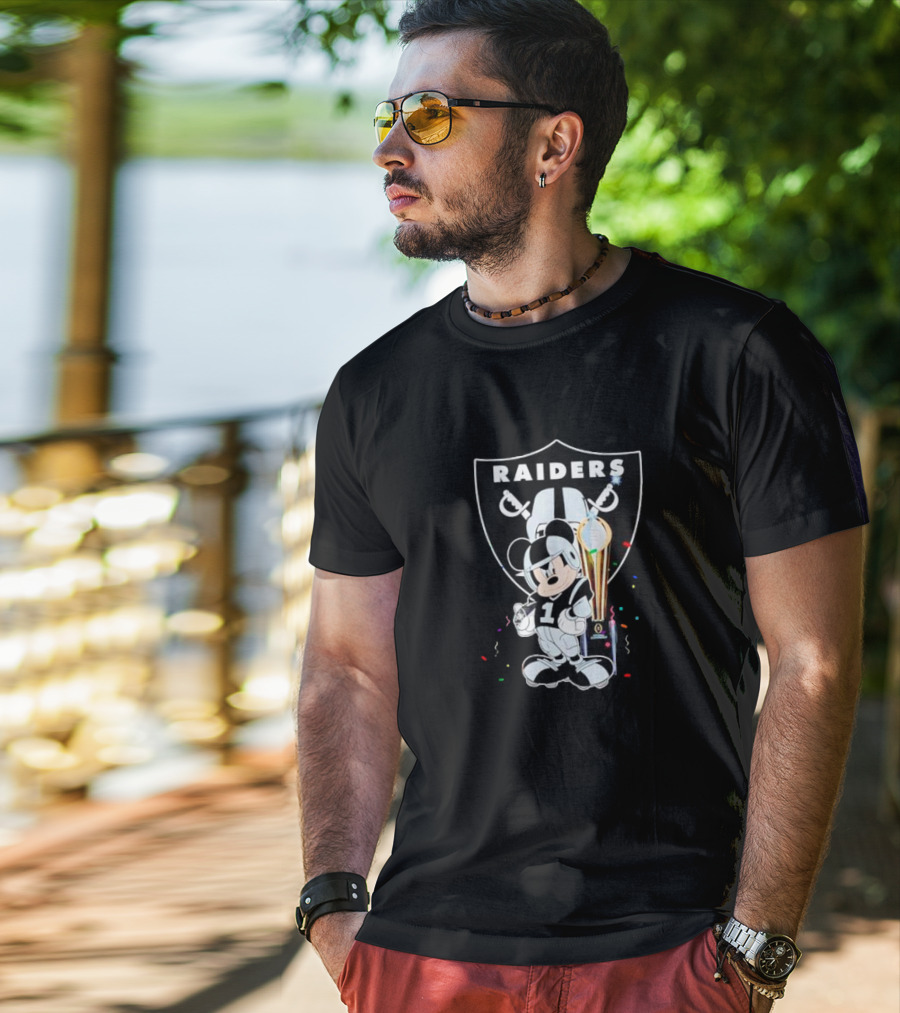 Las Vegas Raiders Mickey Player Trophy T-Shirt