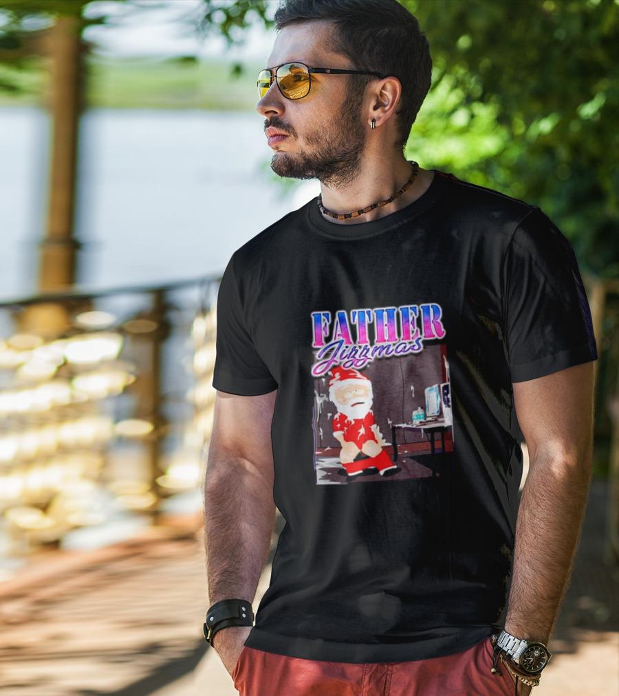 Father Jizzmas Funny Santa T-Shirt