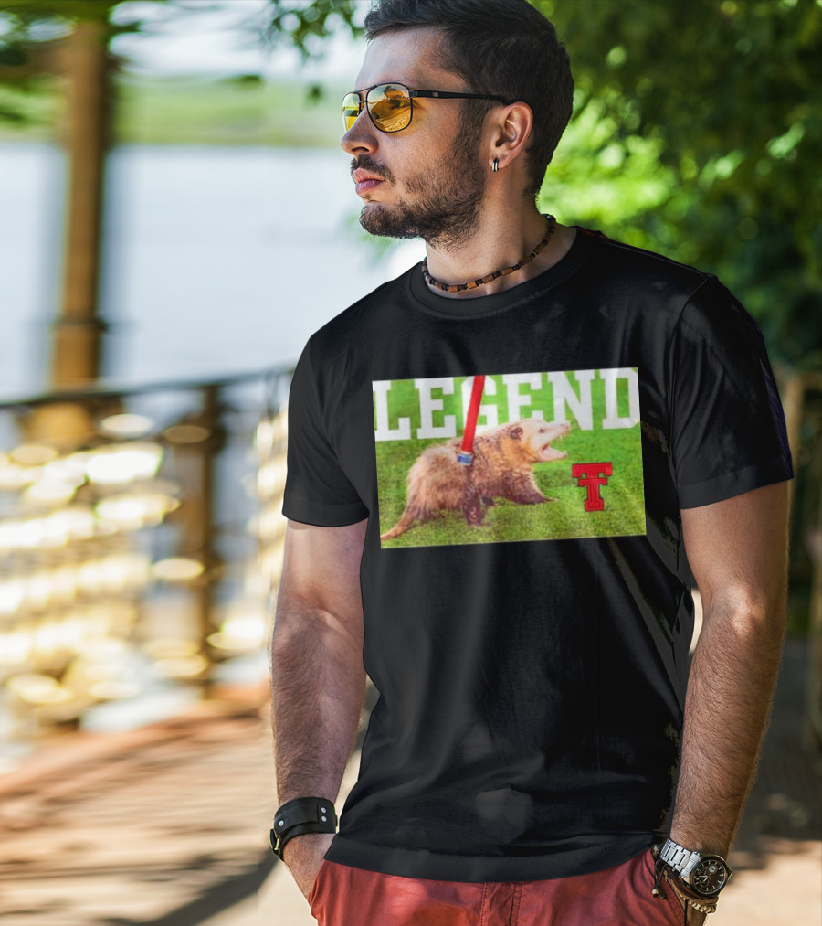 Opossum Legend Texas Tech Football T-Shirt